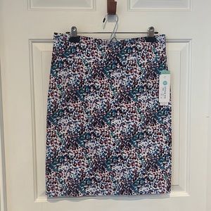 Colorful Printed Mid Skirt